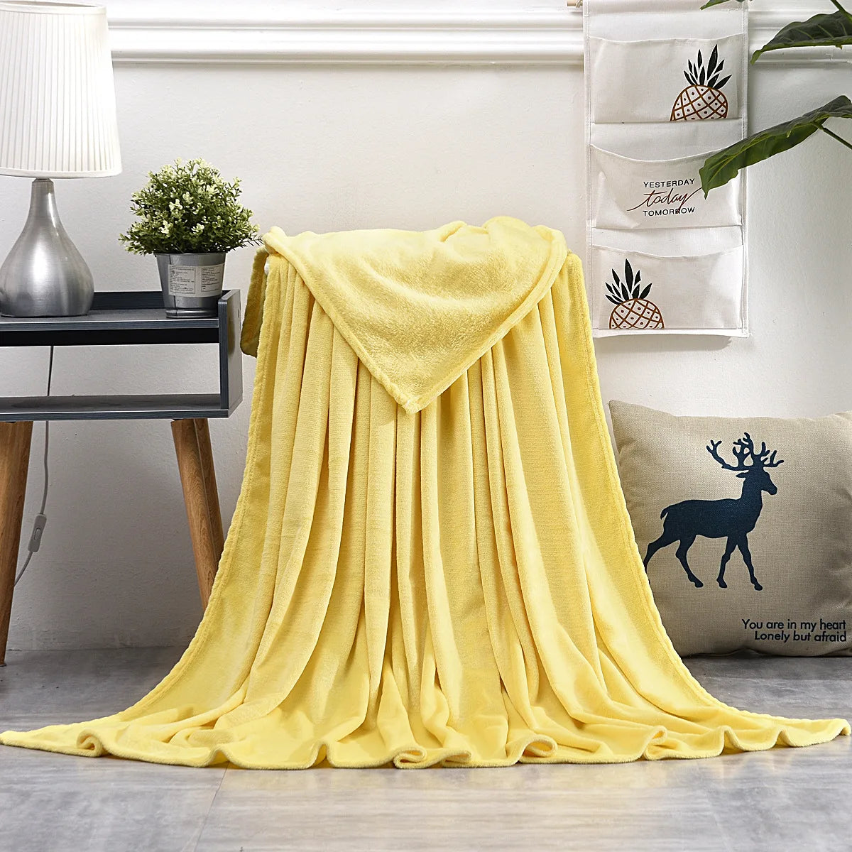 Coral Fleece Throw Blanket