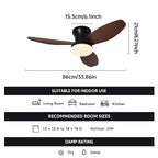 Casa Ceiling Fan with Light