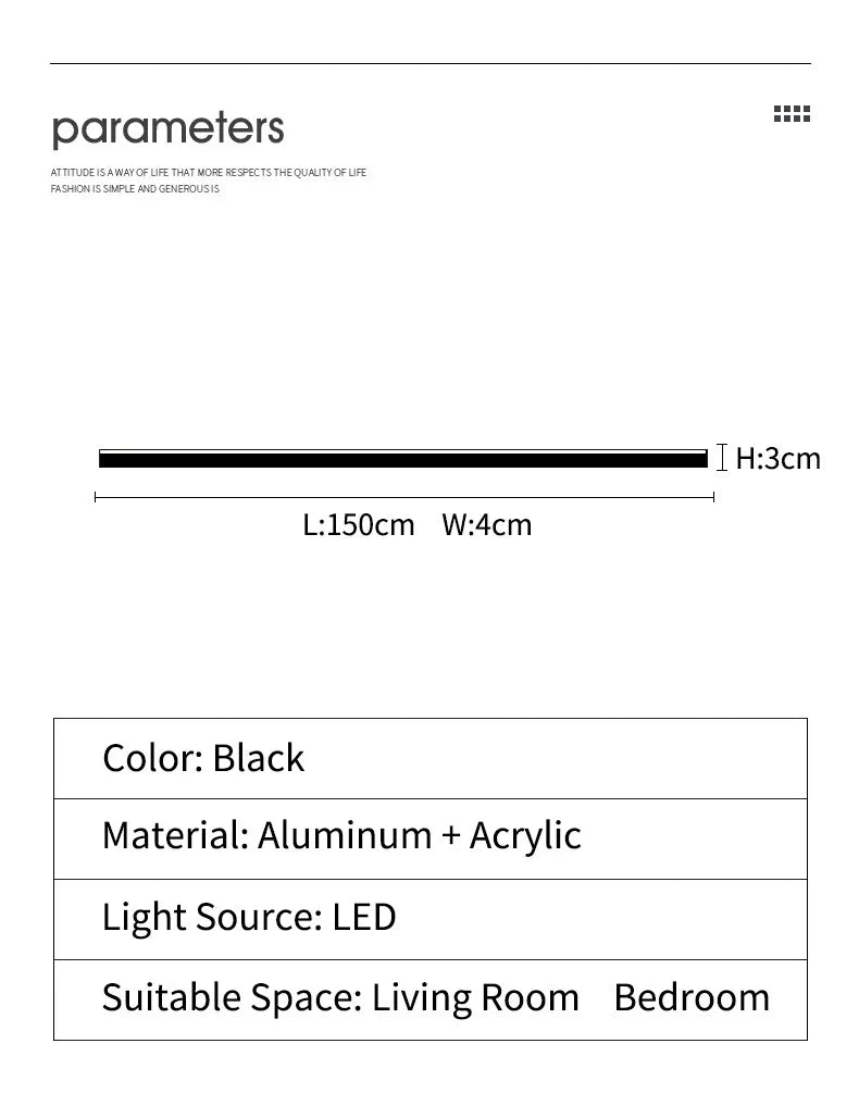 Luxury Linear Wall Sconce