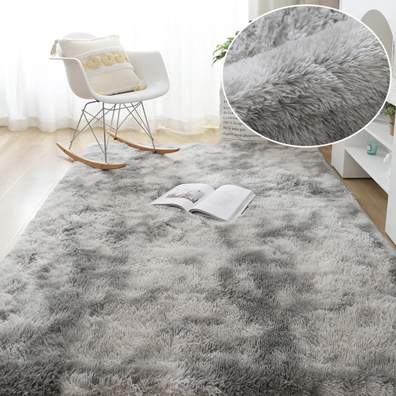 VelvetPlush Tie-Dye Area Rug