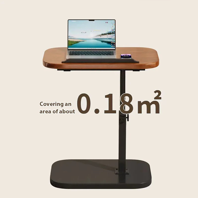 Adjustable C-Shaped Sofa Table