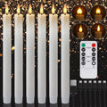 Flameless Taper Candle Set with Remote & Timer
