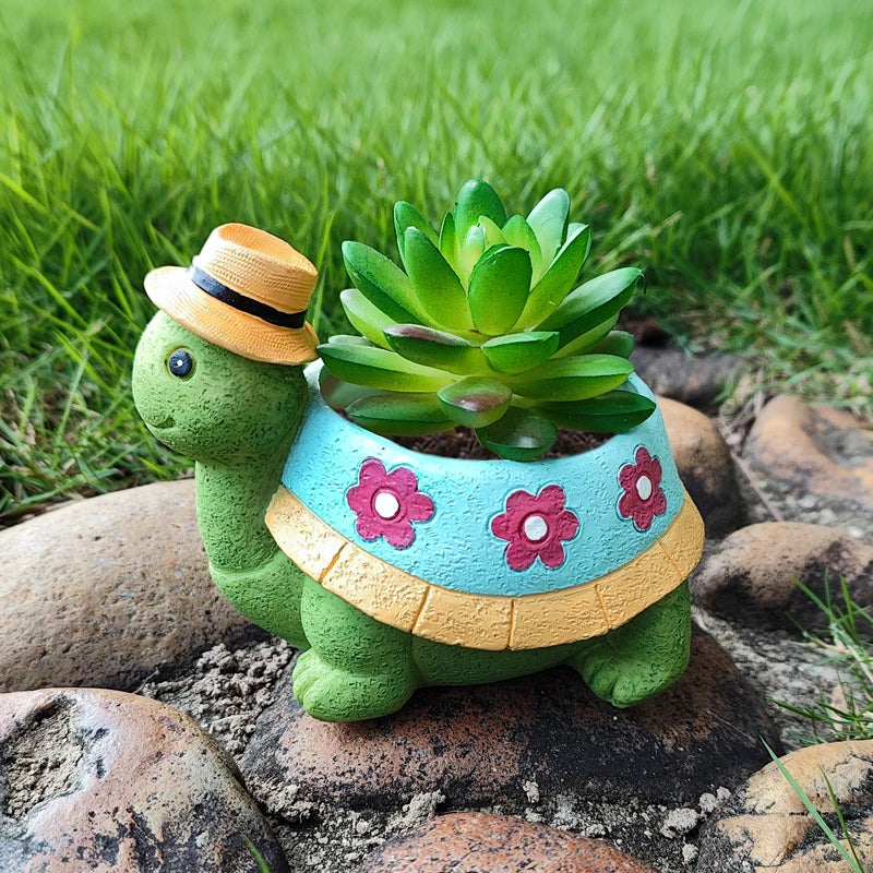 Adorable Resin Outdoor Planter — additional view