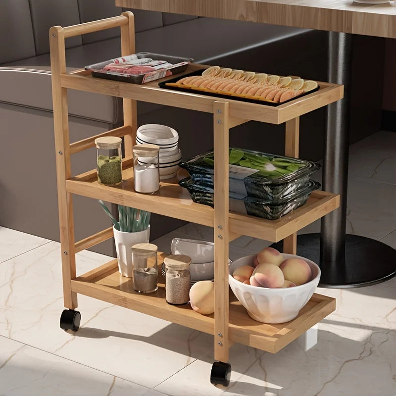 Rolling Kitchen Serving Cart