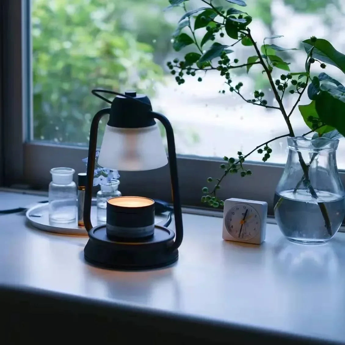 Retro Lantern Candle Warmer Lamp