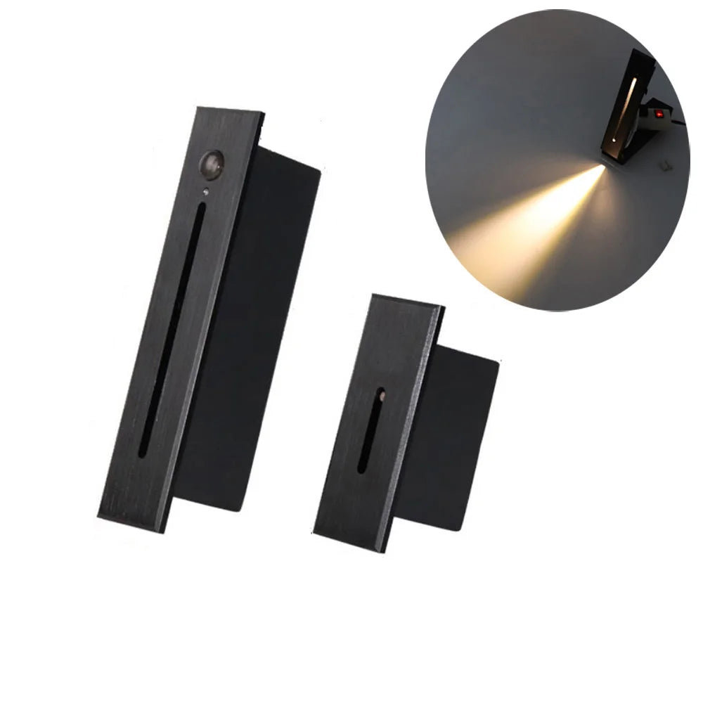 Night Motion-Sensor LED Wall Light