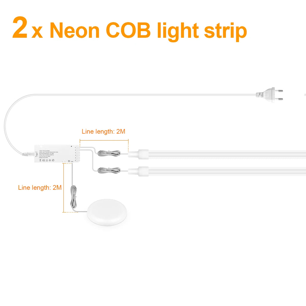 Acoustic Wall Panel LED Light Kit
