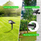 4-Piece Solar Outdoor Spotlights
