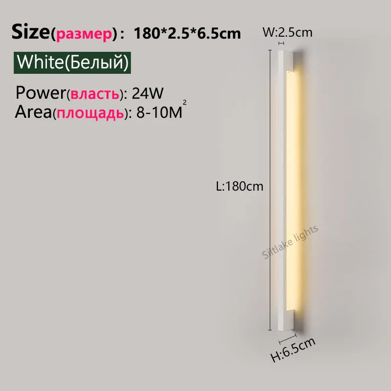 Long Mount LED Wall Light