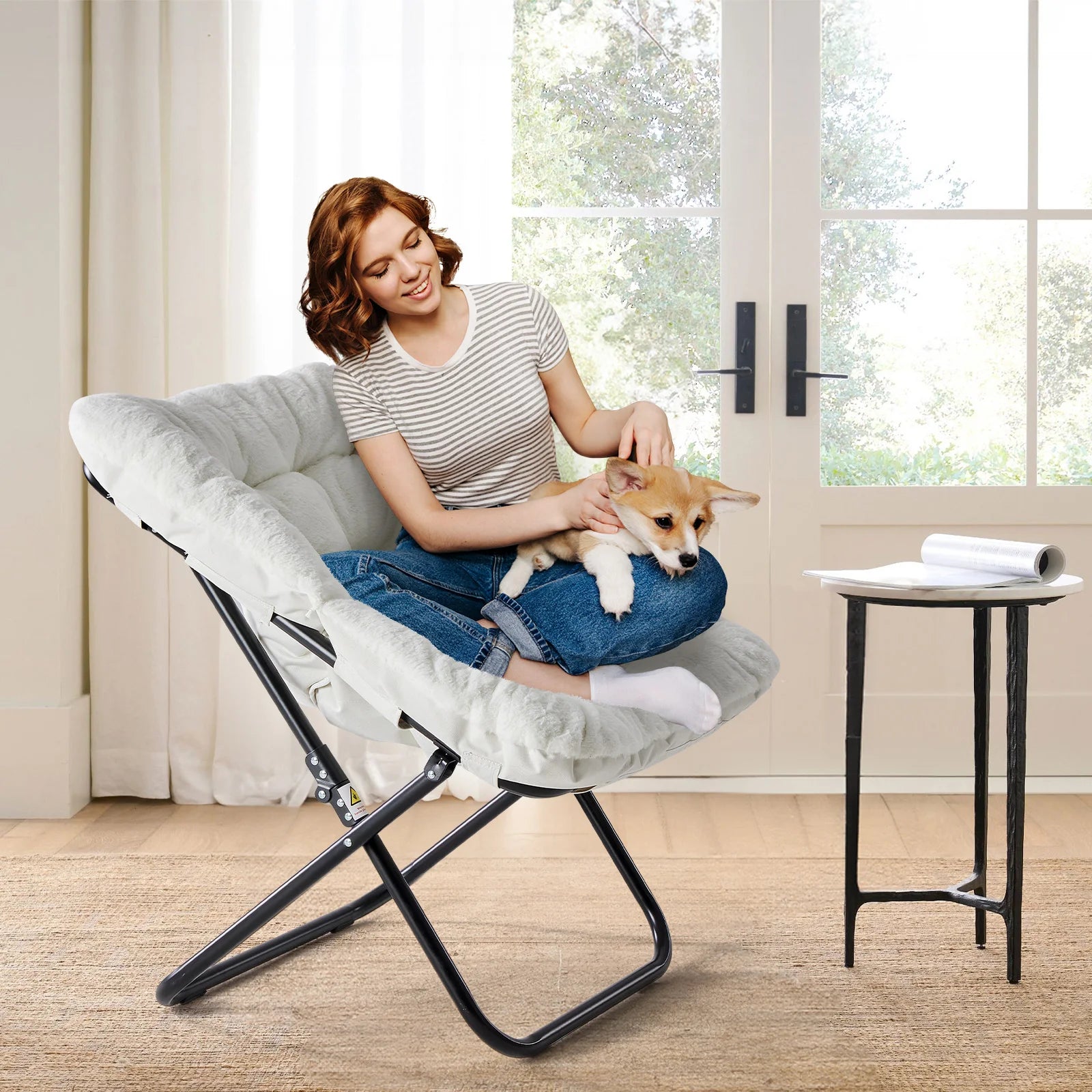 28" Folding Ergonomic Lounger