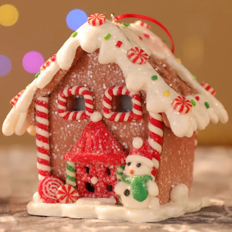 Gingerbread LED pendant ornament product detail