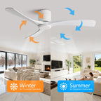 Remote-Control Low-Profile Ceiling Fan