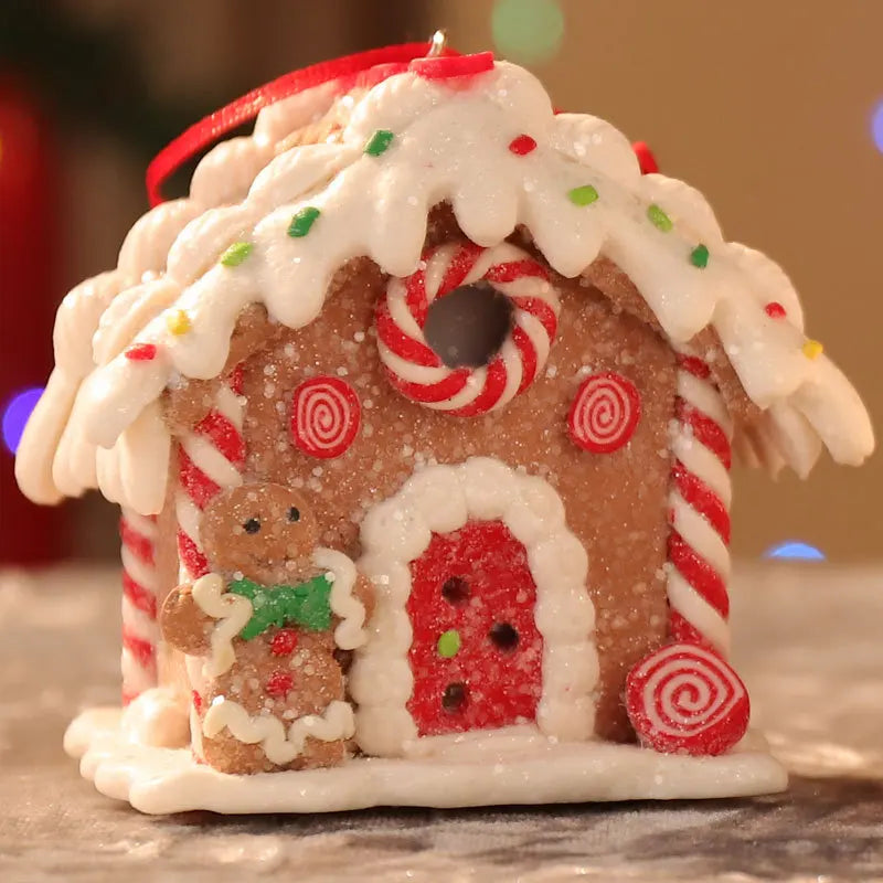 Gingerbread LED pendant ornament product detail
