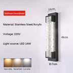 Long Waterproof Outdoor Wall Light