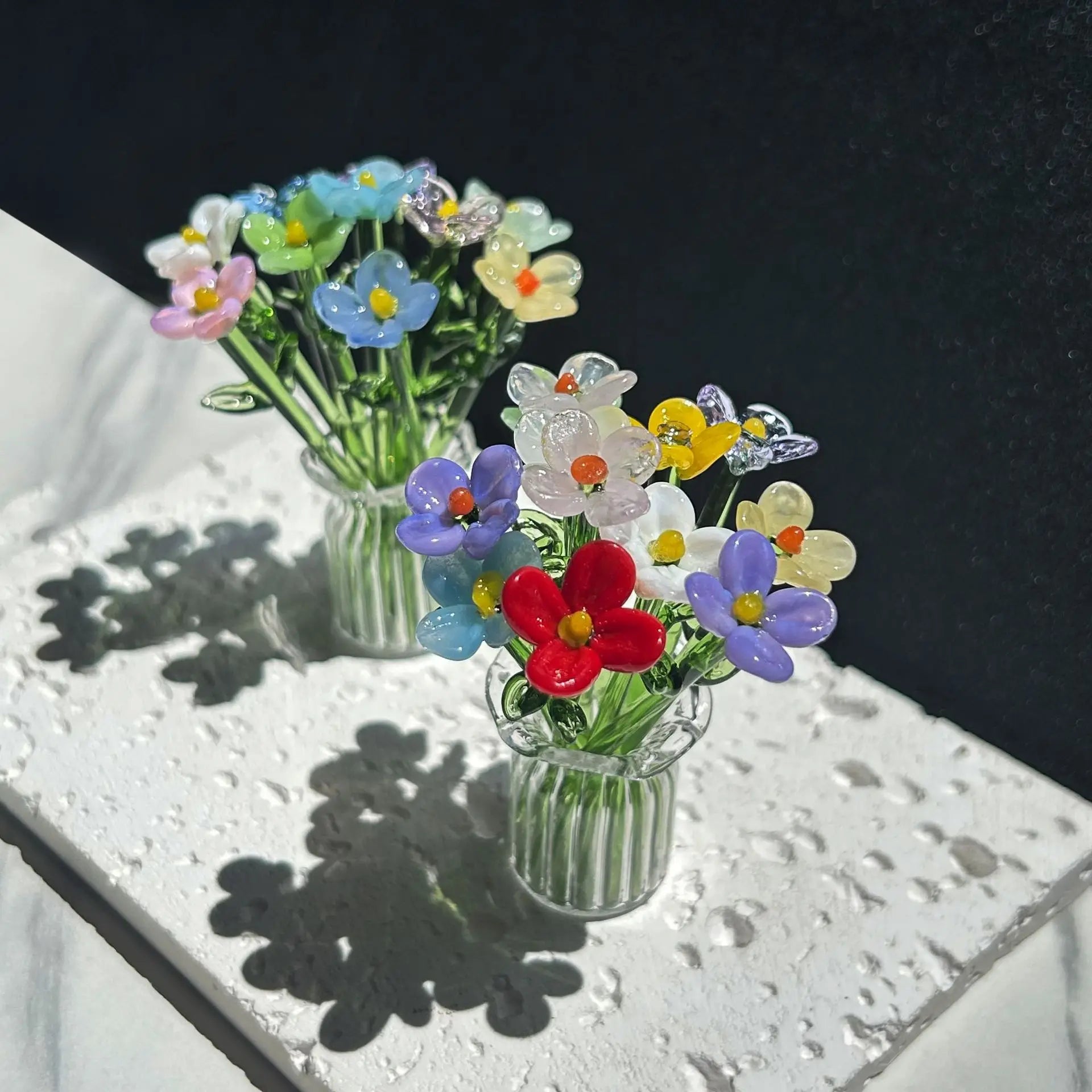 Hand-Blown Glass Flower Arrangement — WESTMERE