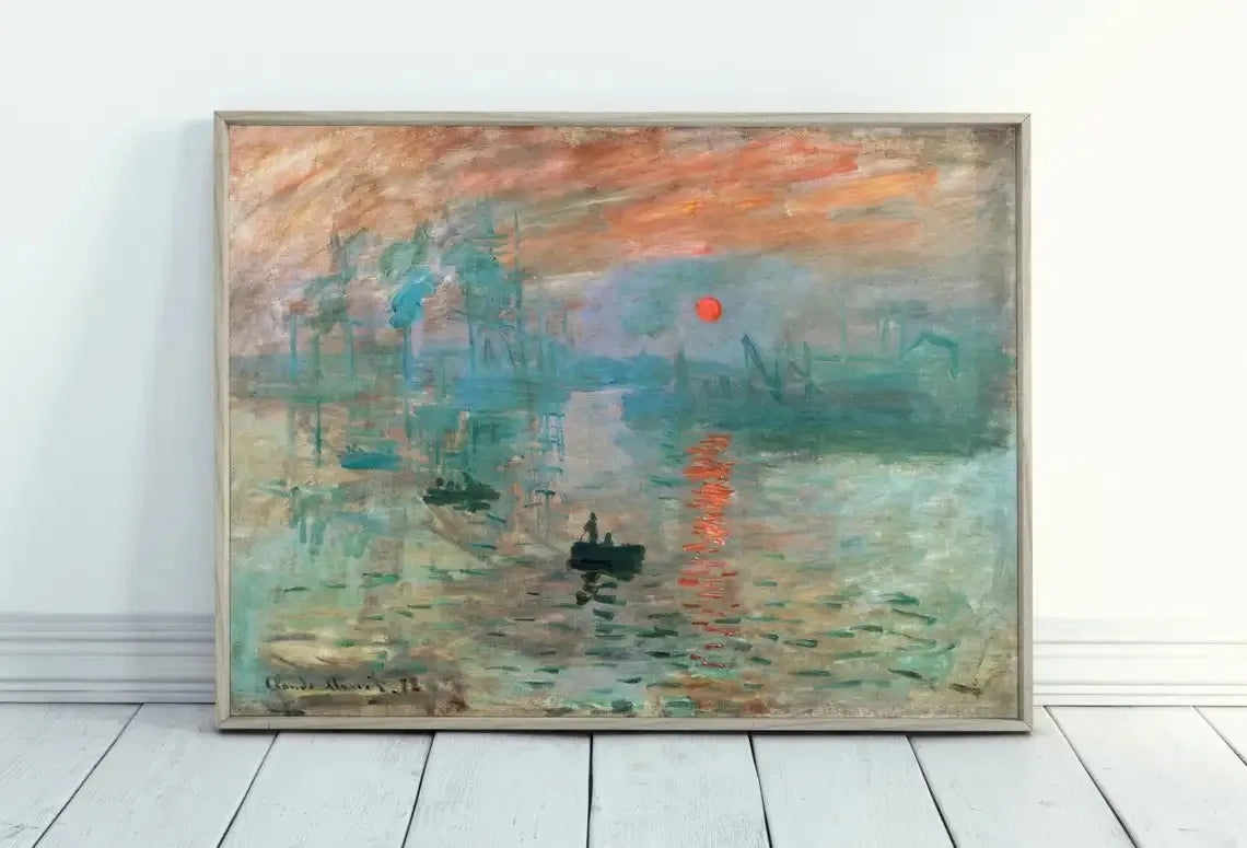Impressionist Garden Landscape Canvas Print