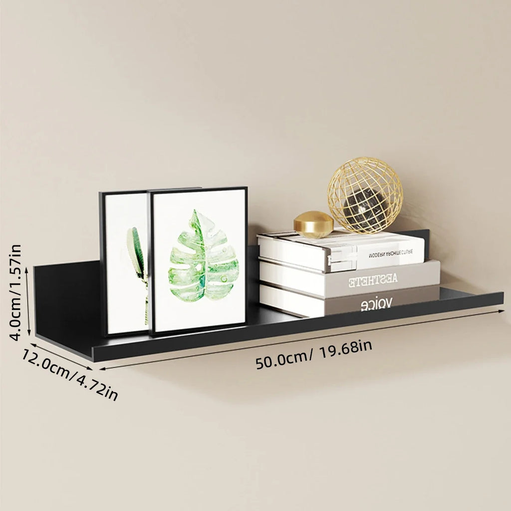No-Drill Floating Bathroom Shelf