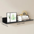No-Drill Floating Bathroom Shelf