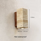 Travertine Wabi-Sabi Wall Light