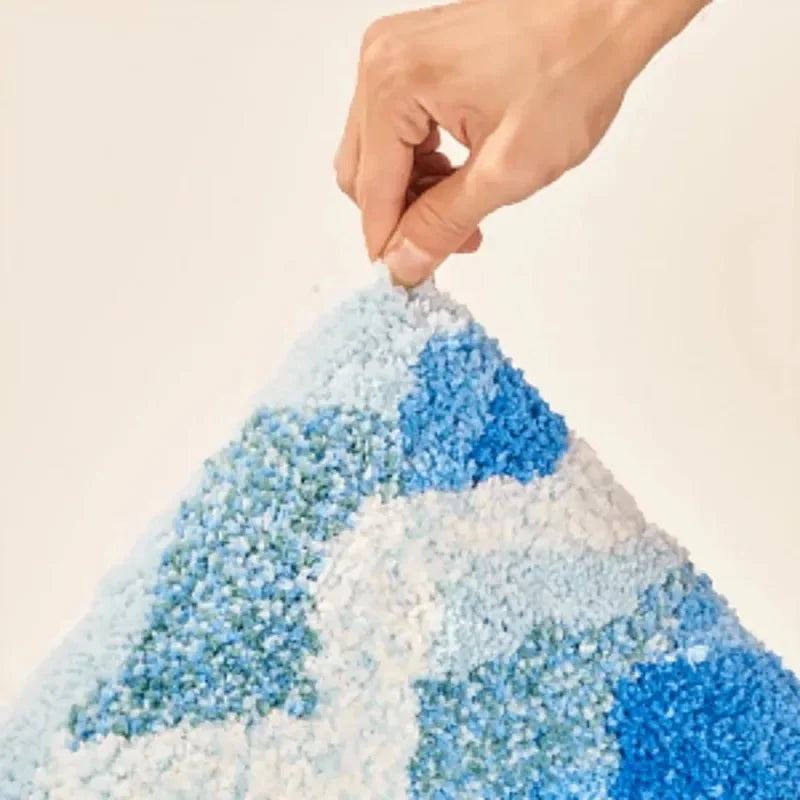 Ocean Wave Tufted Accent Rug
