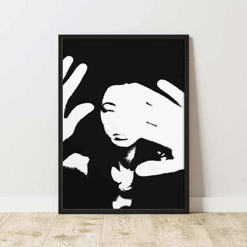 Retro Abstract Composition Canvas Print