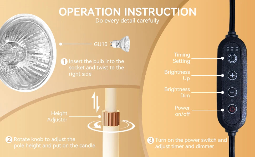 Dimmable Candle Warmer Lamp