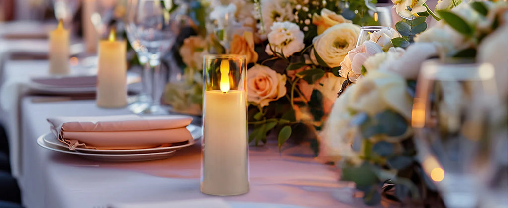 Flameless Acrylic LED Candles