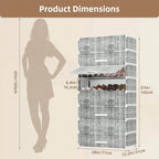 9-Tier Dustproof Shoe Storage Cabinet