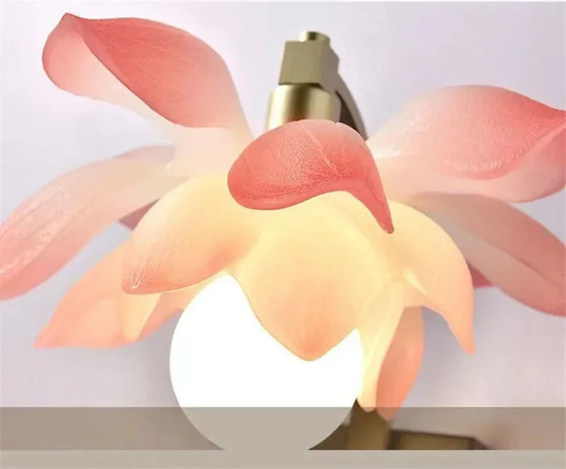 LotusGlow Artistic Wall Lamp