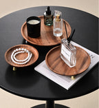 Round Wooden Serving & Display Tray