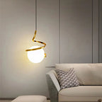 Modern LED Pendant Lights Indoor Lighting Glass Hanging