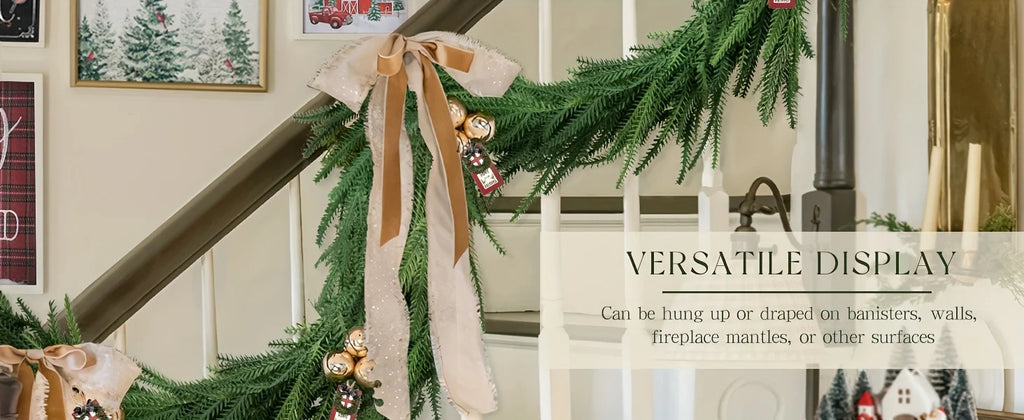 Classic Real-Touch Norfolk Pine Garland