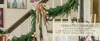 Real-Touch Norfolk Pine Garland
