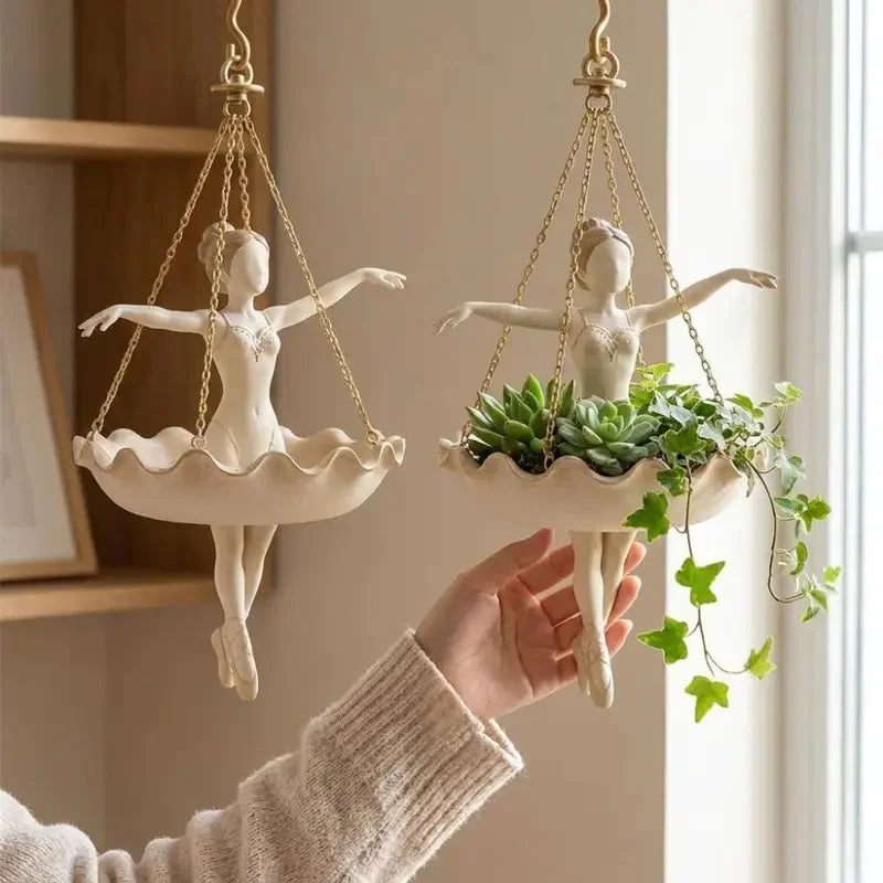 Ballet Resin Planter