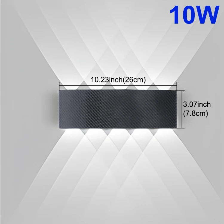 Wide-Voltage Waterproof Outdoor Wall Light