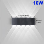 Wide-Voltage Waterproof Outdoor Wall Light