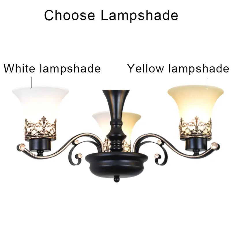 Glass Vintage Chandelier