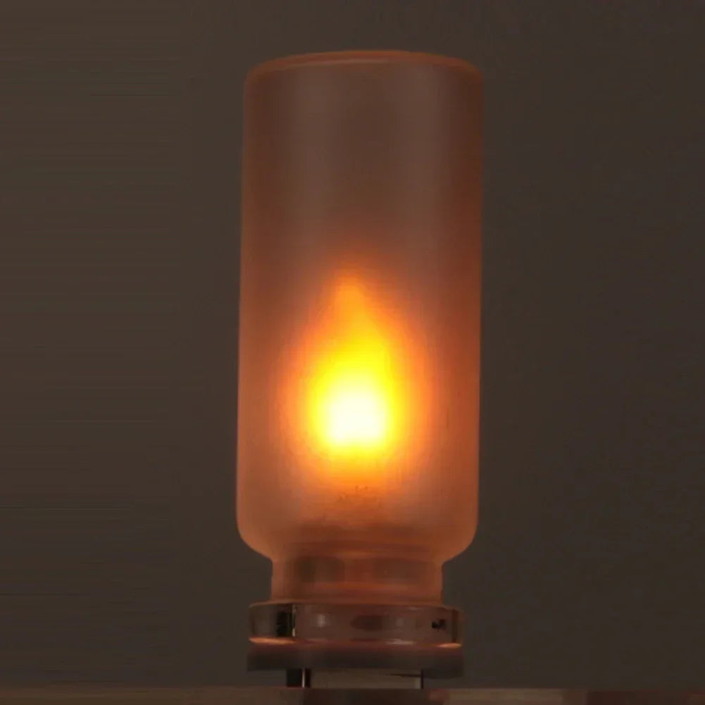 USB Flickering Glass Flame Light