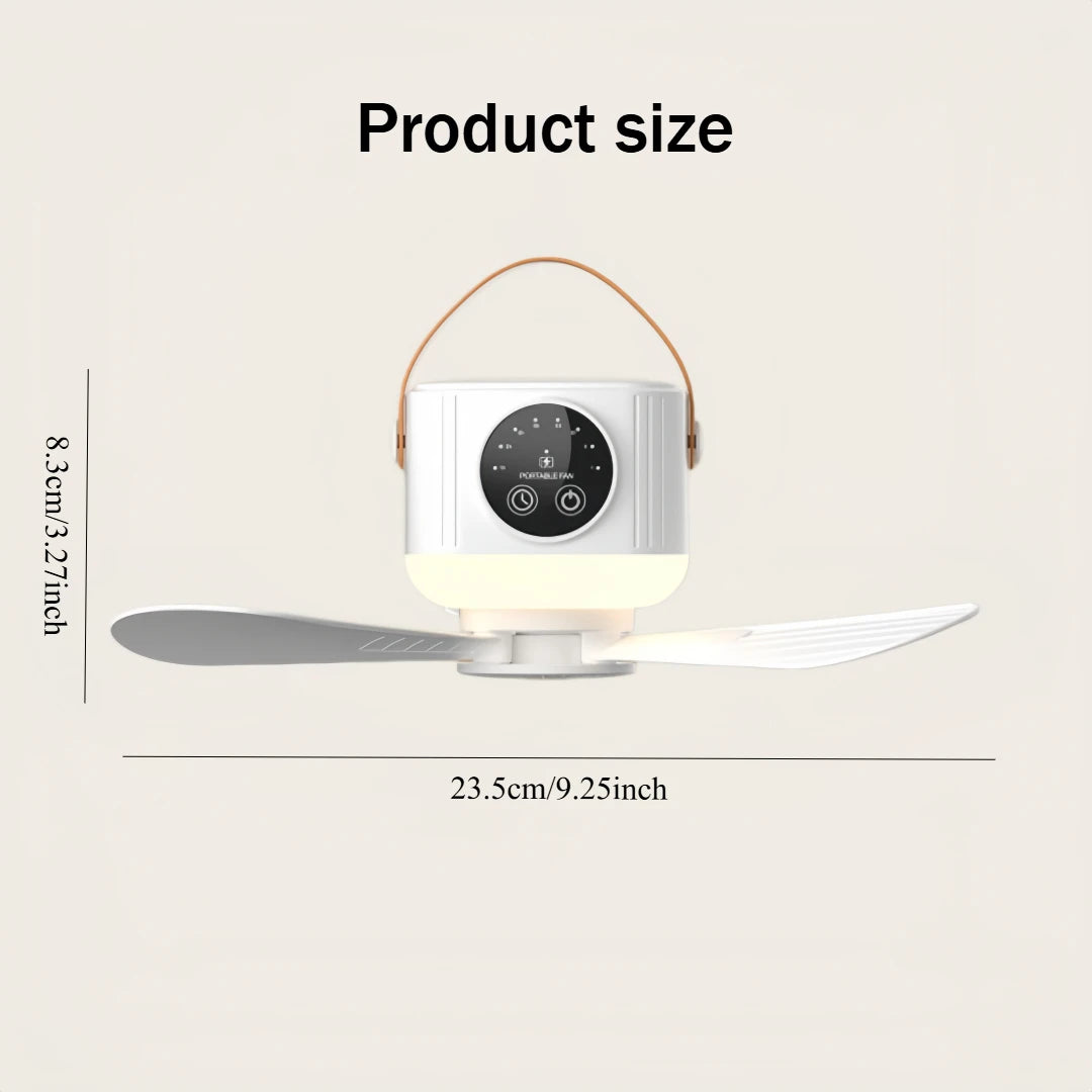 USB Rechargeable Hanging Fan — additional view