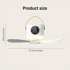 USB Rechargeable Hanging Fan
