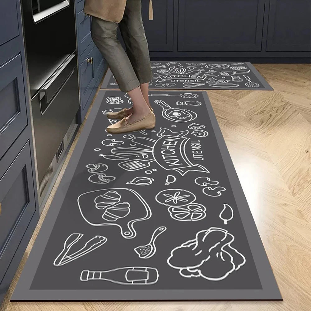 Crystal-Velvet Absorbent Kitchen Runner