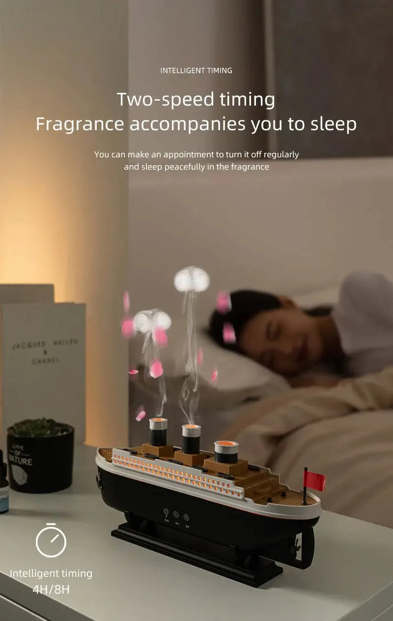 Color-Light Rain Cloud Aroma Diffuser