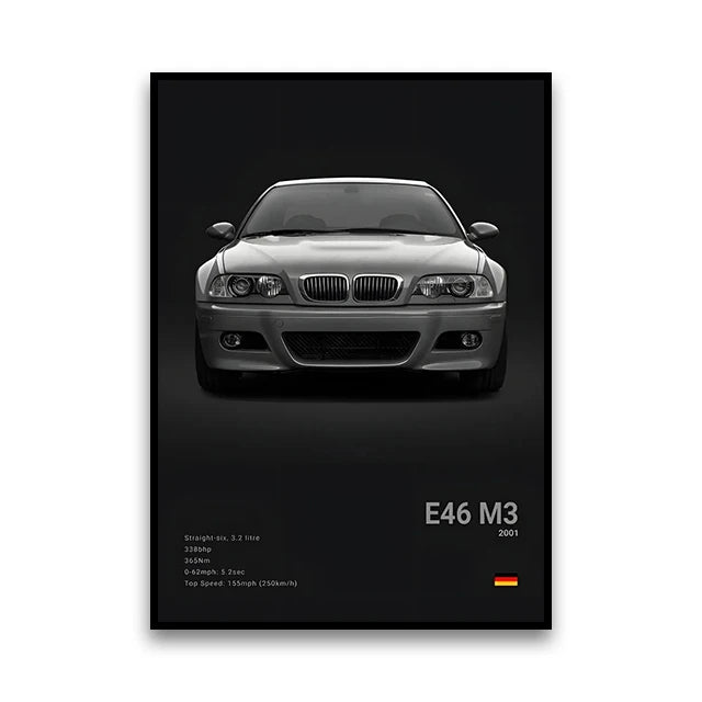 Classic Performance Car Canvas Print