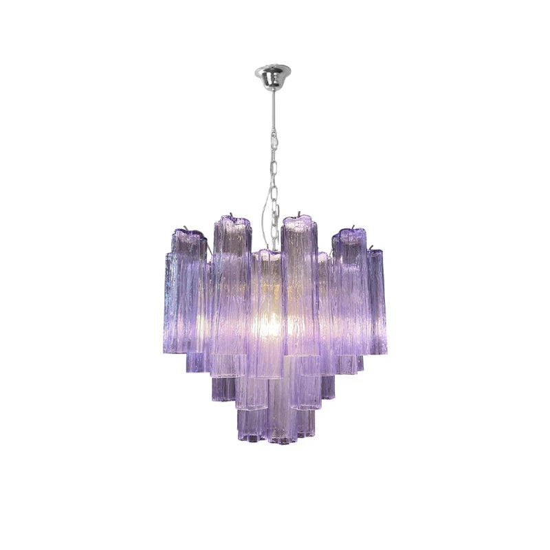 Art Glass Dimmable LED Chandelier