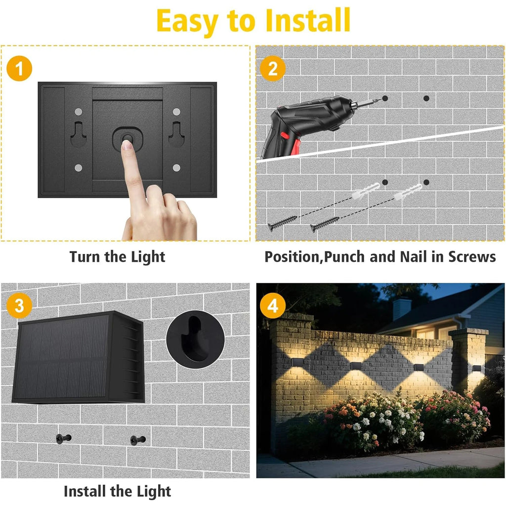 Solar Outdoor Wall Light