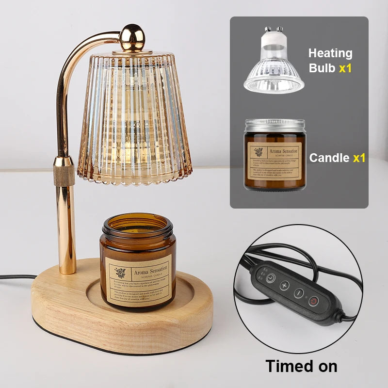 Timer-Control Candle Warmer Lamp