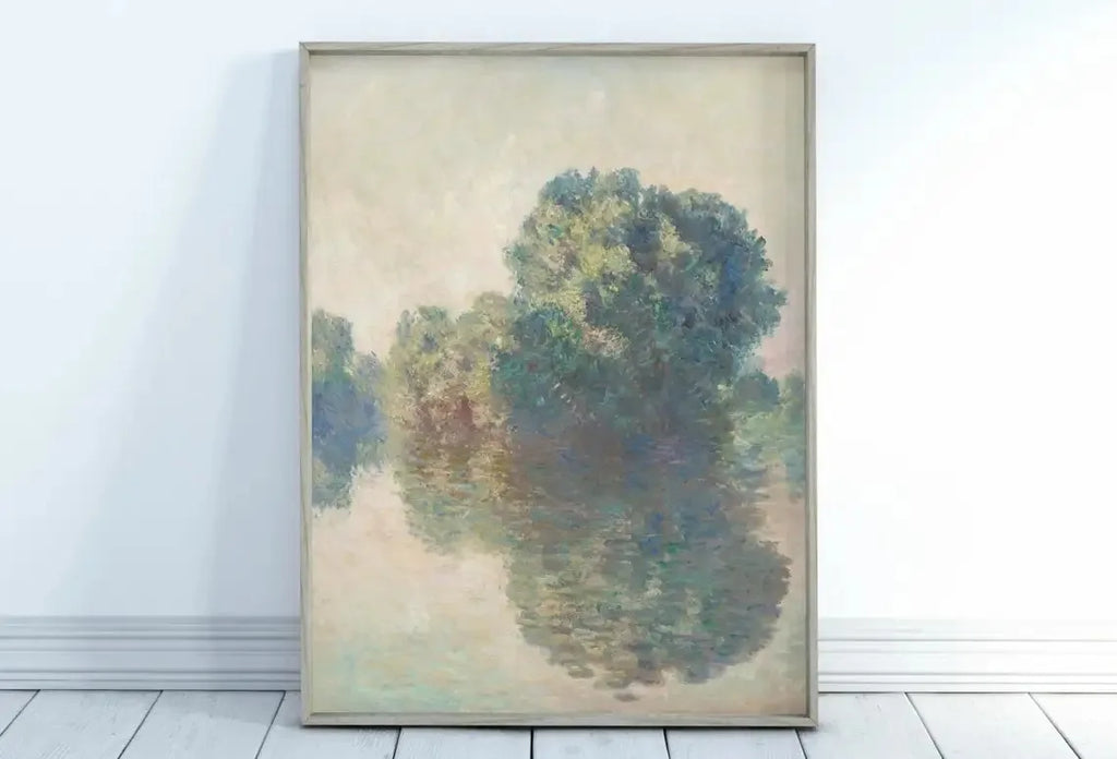Impressionist Garden Landscape Canvas Print