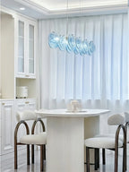 Blue Murano Glass Pendant Chandelier