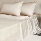 100% Silk Bed Sheet Set Luxury Mulberry Silk Bedding Sets Twin Full Double Queen King Size Fitted Sheet Flat Sheet Pillowcase