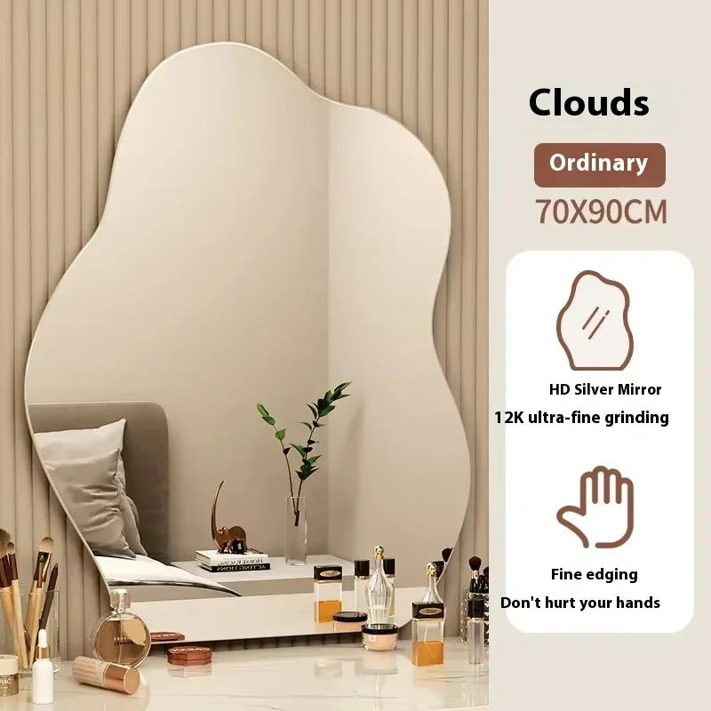Irregular LED Accent Wall Mirror